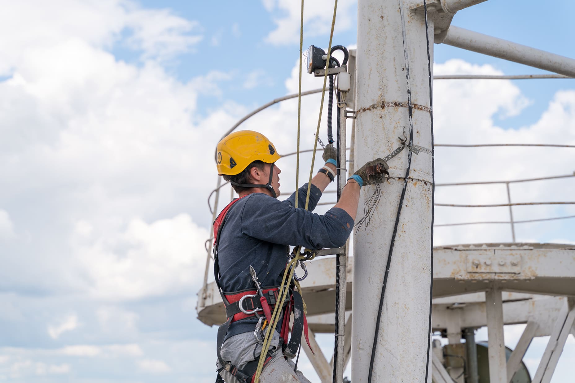 Formation Toitures terrasses - pylones avec suspension