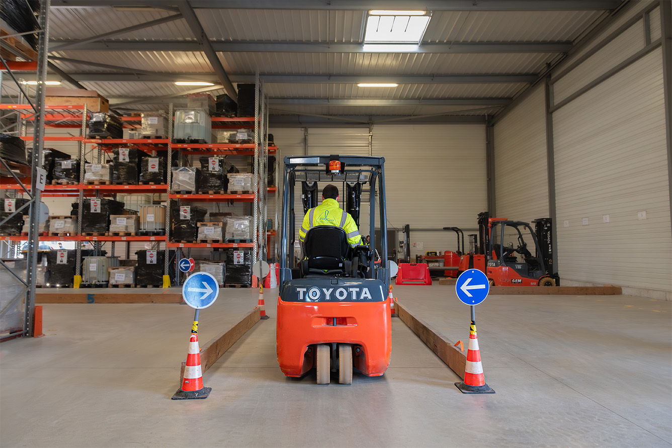 CACES R489 cariste chariot PILOCAP