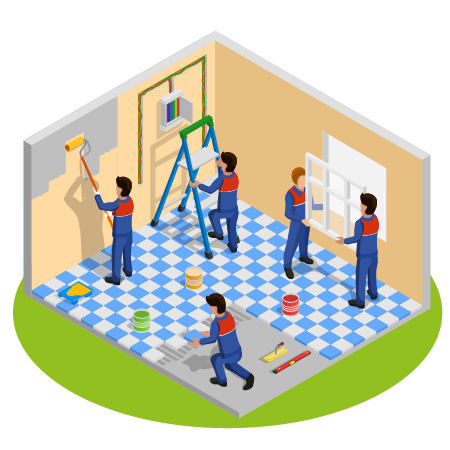 Professionnels du bâtiment réalisant des travaux non électriques sous habilitation B0 H0 H0V.